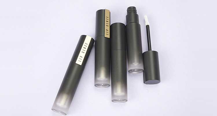 black lipgloss tubes, lipgloss,round lipgloss tubes