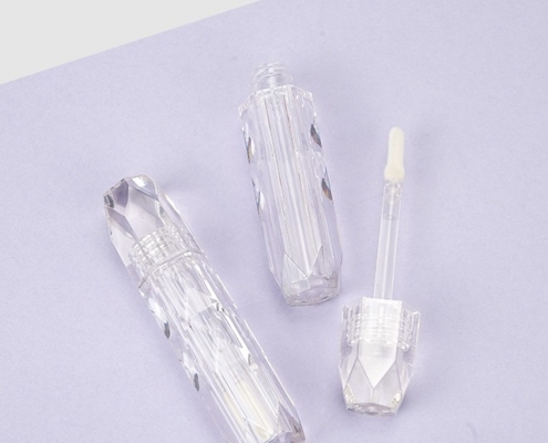 clear lip gloss, PETG lip gloss tubes, crystal lipgloss tubes