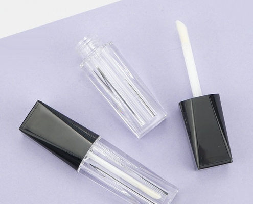 private label lipgloss tubes, black lipgloss tubes, empty lipgloss tubes