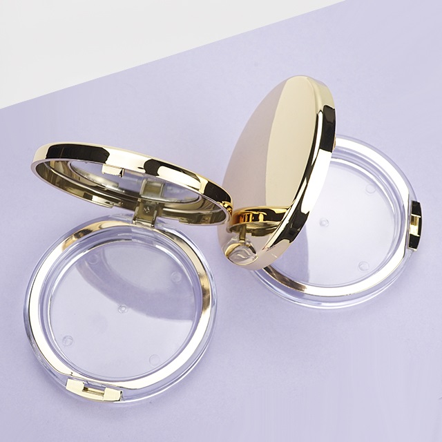 gold compact powder case, compact powder case, powder case