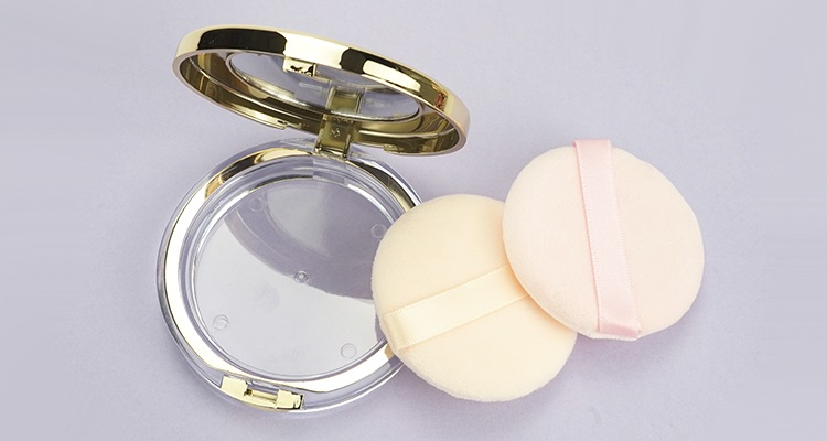 gold compact powder case, compact powder case, powder case