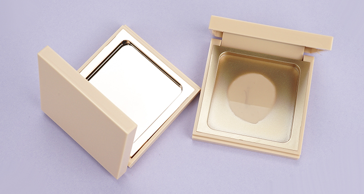 luxury square powder case, compact powder case, powder case