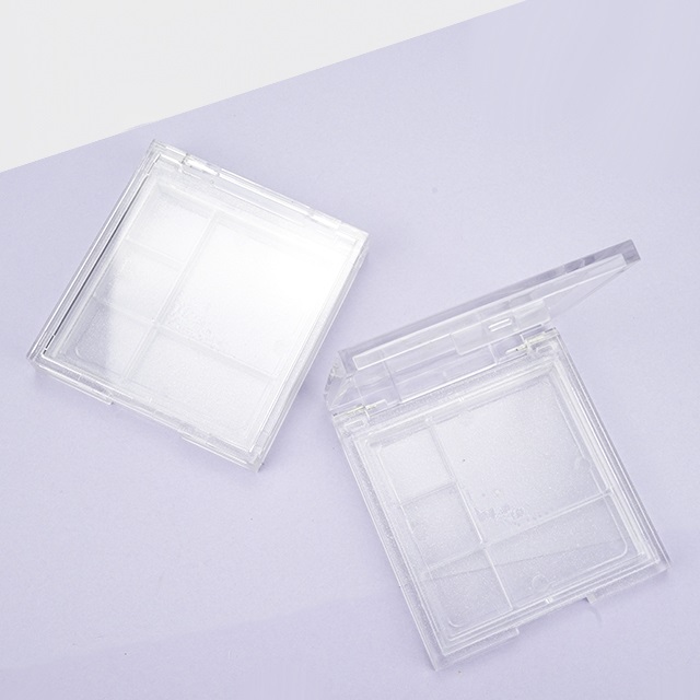 pressed powder compact case, clear powder case, compact powder case