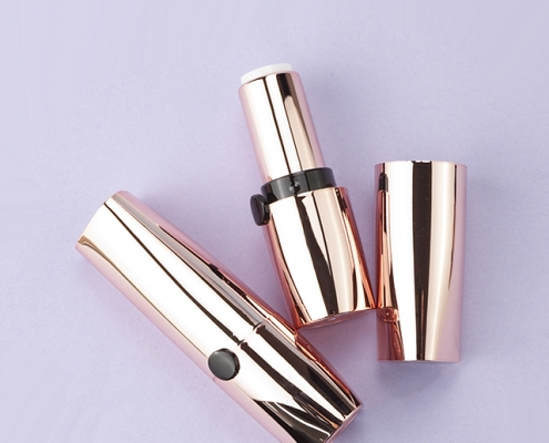 luxury lipstick tube, gold lipstick tube, plastic packaging container