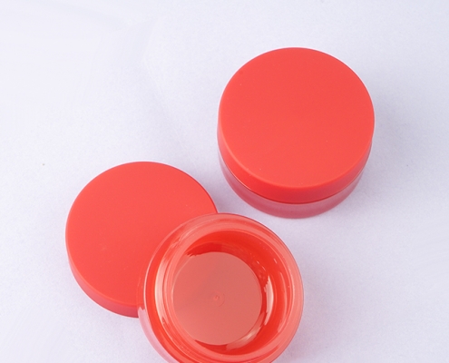 cream plastic jar, lip balm container, plastic jars