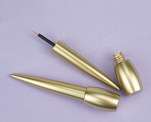 Matte gold eyeliner tubes, mini eyeliner tube, cute eyeliner tube, eyeliner bottle for sale