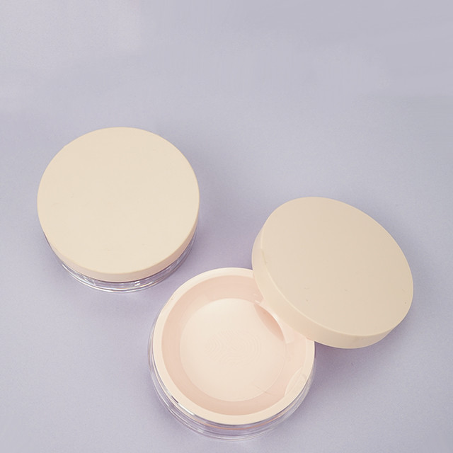 Pink loose powder case