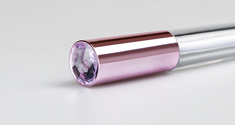 Rhinestone lipgloss tube