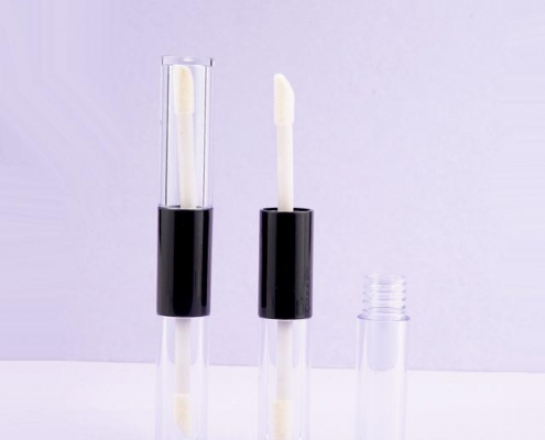 Double sided lip gloss tubes