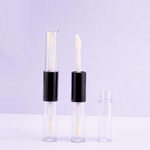 Double sided lip gloss tubes