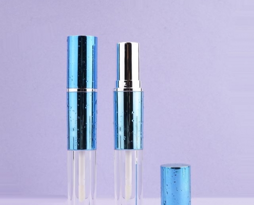 2 in 1 lipstick and lipgloss tube