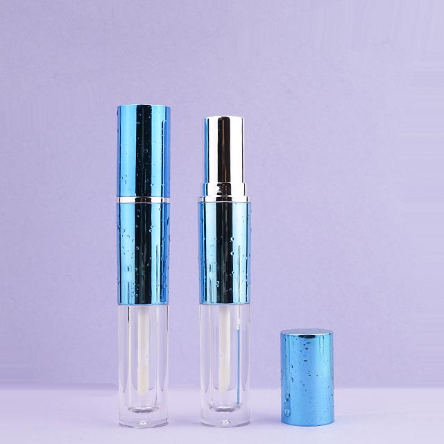 2 in 1 lipstick and lipgloss tube