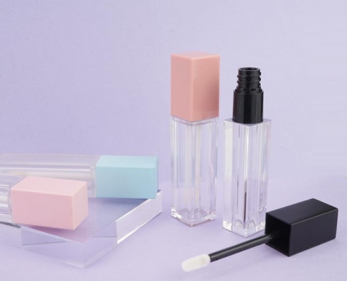 Square lipgloss tubes