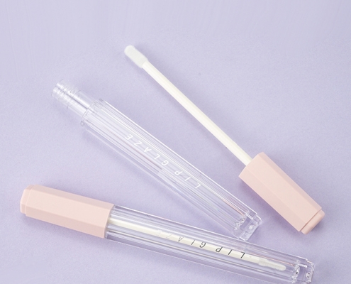 Hexagonal slim lipgloss tube