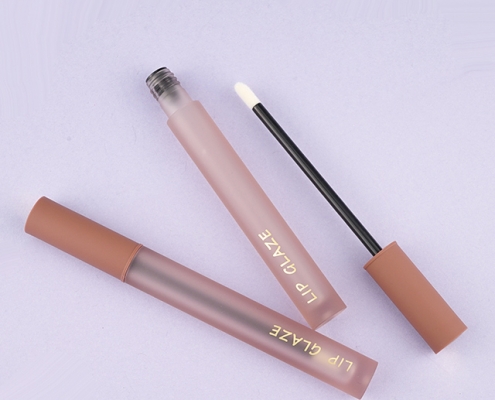 Slim round lipgloss tube