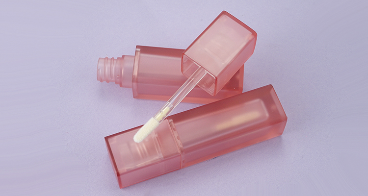 Frosted pink lipgloss tube 6 ml