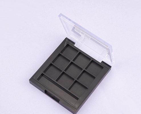 Square eyeshadow case 9 colors with brush