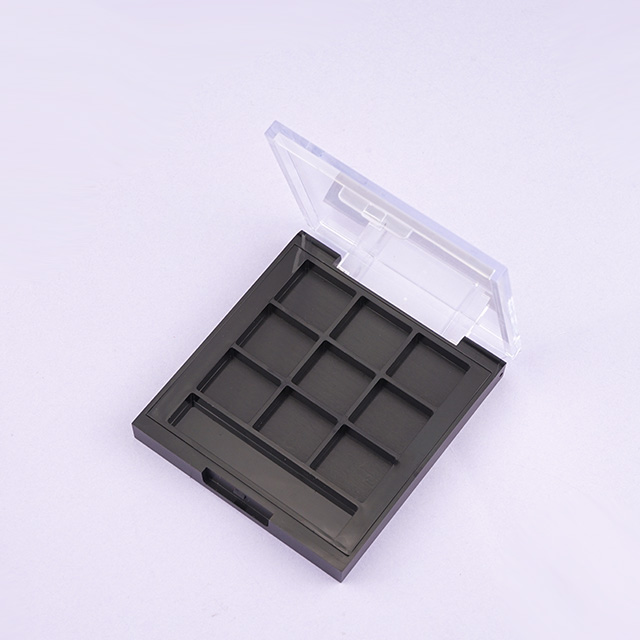 Square eyeshadow case 9 colors with brush