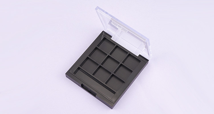 Square eyeshadow case 9 colors with brush