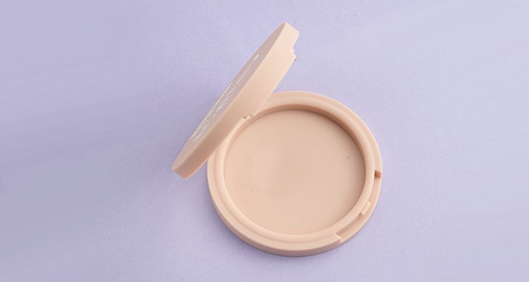 Empty compact powder case with mirror