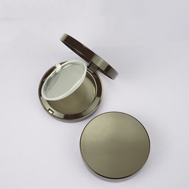 Round Magnetic Cosmetic Compact Case