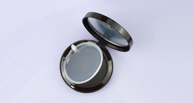 Round Magnetic Cosmetic Compact Case