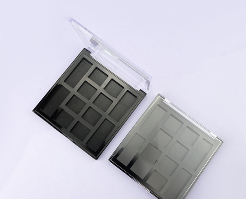 Square eyeshadow palette 12 colors with clear lid