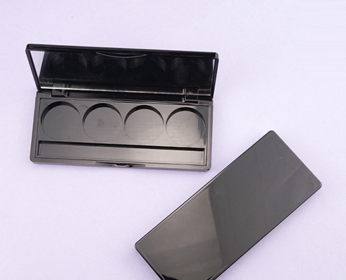 Black eyeshadow palette 4 wells