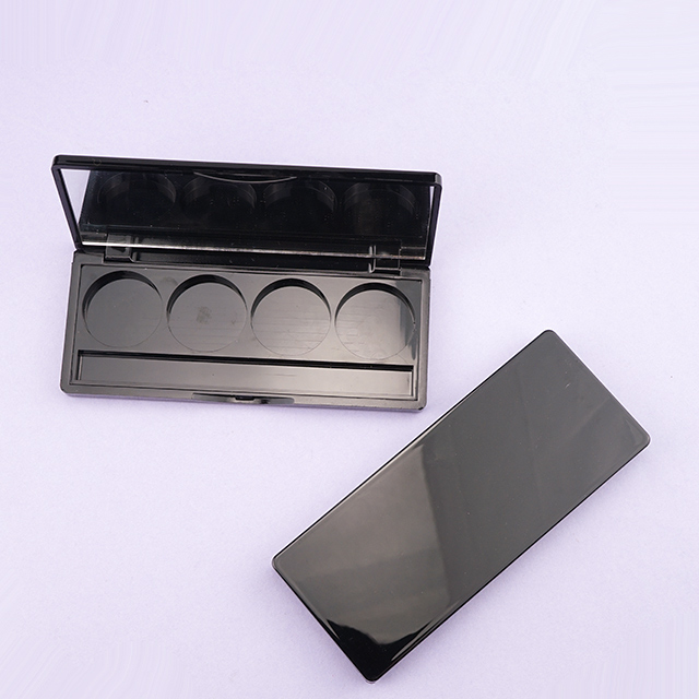 Black eyeshadow palette 4 wells - Zmic