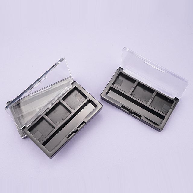 3 wells eyeshadow eyebrow compact case