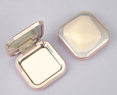 Magentic blush compact powder case