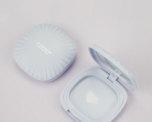 Shell shape compact powder case