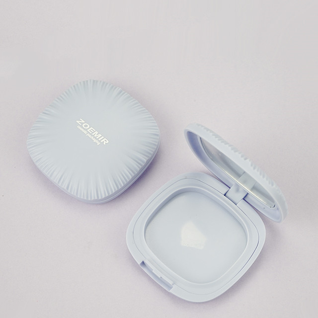 Shell shape compact powder case