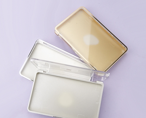 Rectangle compact powder case