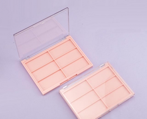 Eyeshadow case 6 holes with clear lid