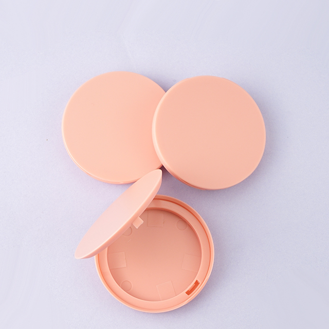 Thin compact powder case with mirror