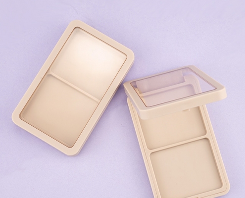 Compact Powder Case For Cosmetic Packaging