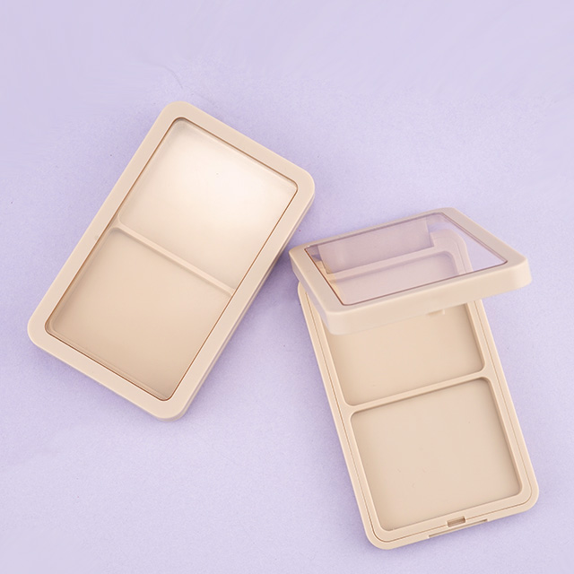 Compact Powder Case For Cosmetic Packaging