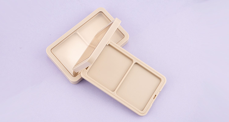 Compact Powder Case For Cosmetic Packaging