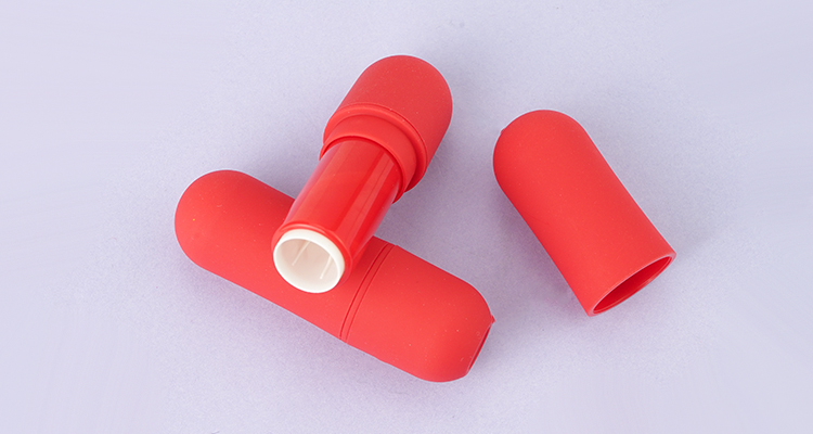 Rubber lipstick tube