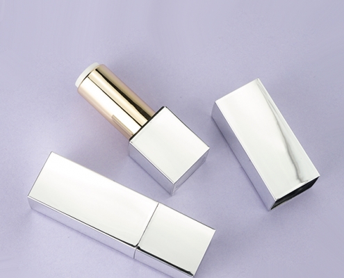 Plastic magnetic square lipstick tube