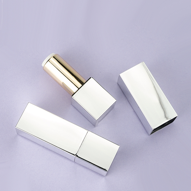 Plastic magnetic square lipstick tube