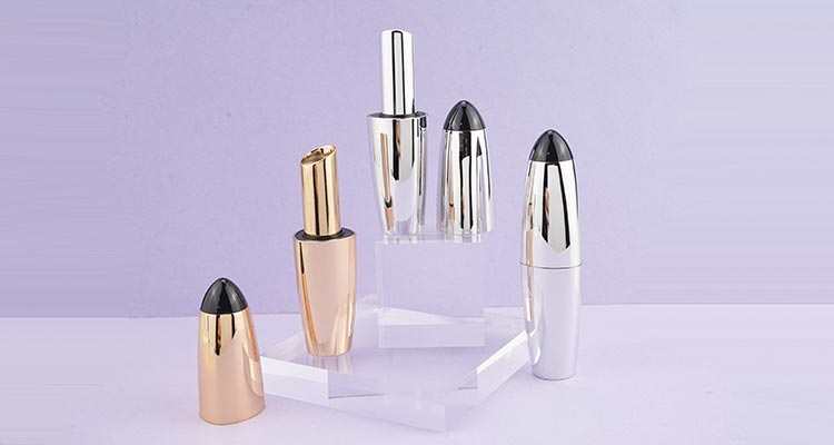 Bullet shaped lipstick tube