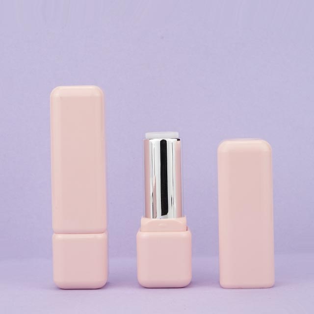 Pink lipstick tube