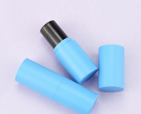 Colorful round lipstick tube