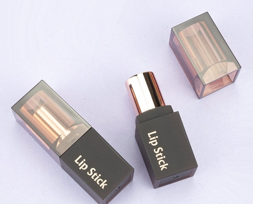 Square lipstick tube