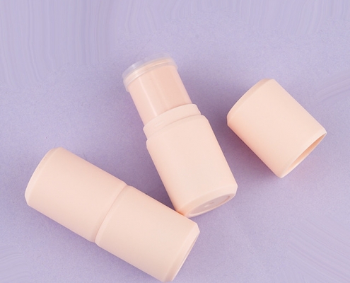 Round pink Concealer stick tube