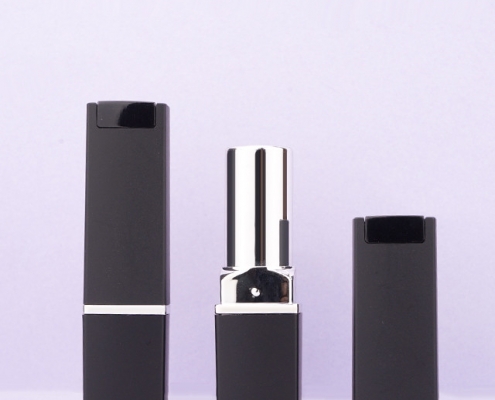 Black square lipstick tube