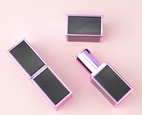 Square lipstick tube, plastic lipstick tube, lipstick tube