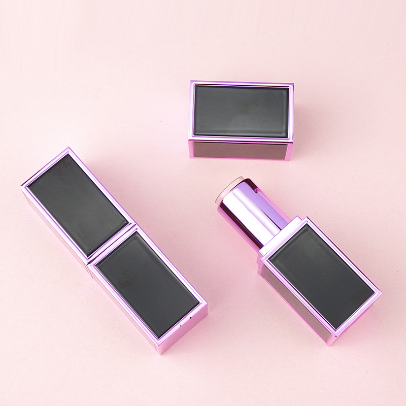 Square lipstick tube, plastic lipstick tube, lipstick tube